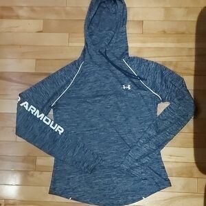 Under Armour | Women's Heathered Navy Hoodie- Small